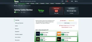 Casino Guru Spinny Casino complaint and review summary